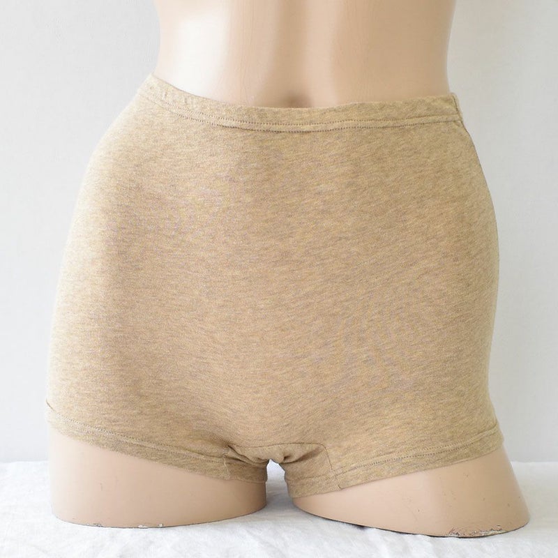 マチ裏シルク オーガニックコットン ボクサーショーツ サニタリー兼用 日本製