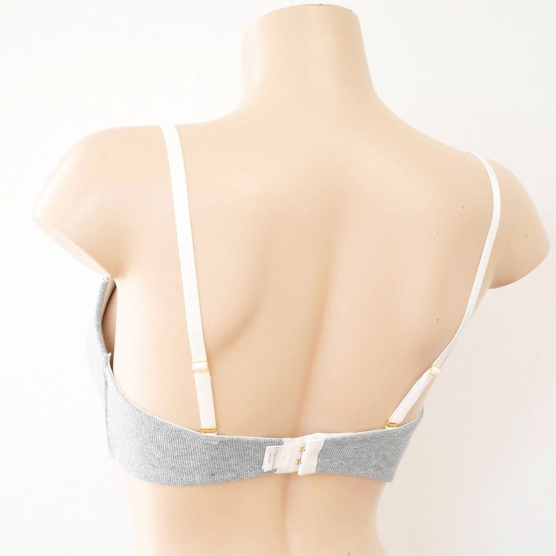 カップ裏シルク モールドカップ ノンワイヤーブラジャー