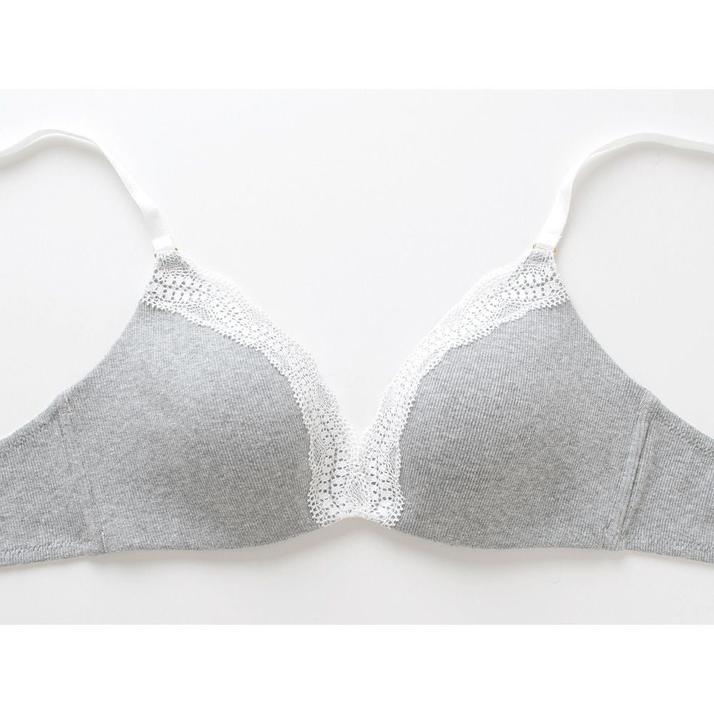 カップ裏シルク モールドカップ ノンワイヤーブラジャー