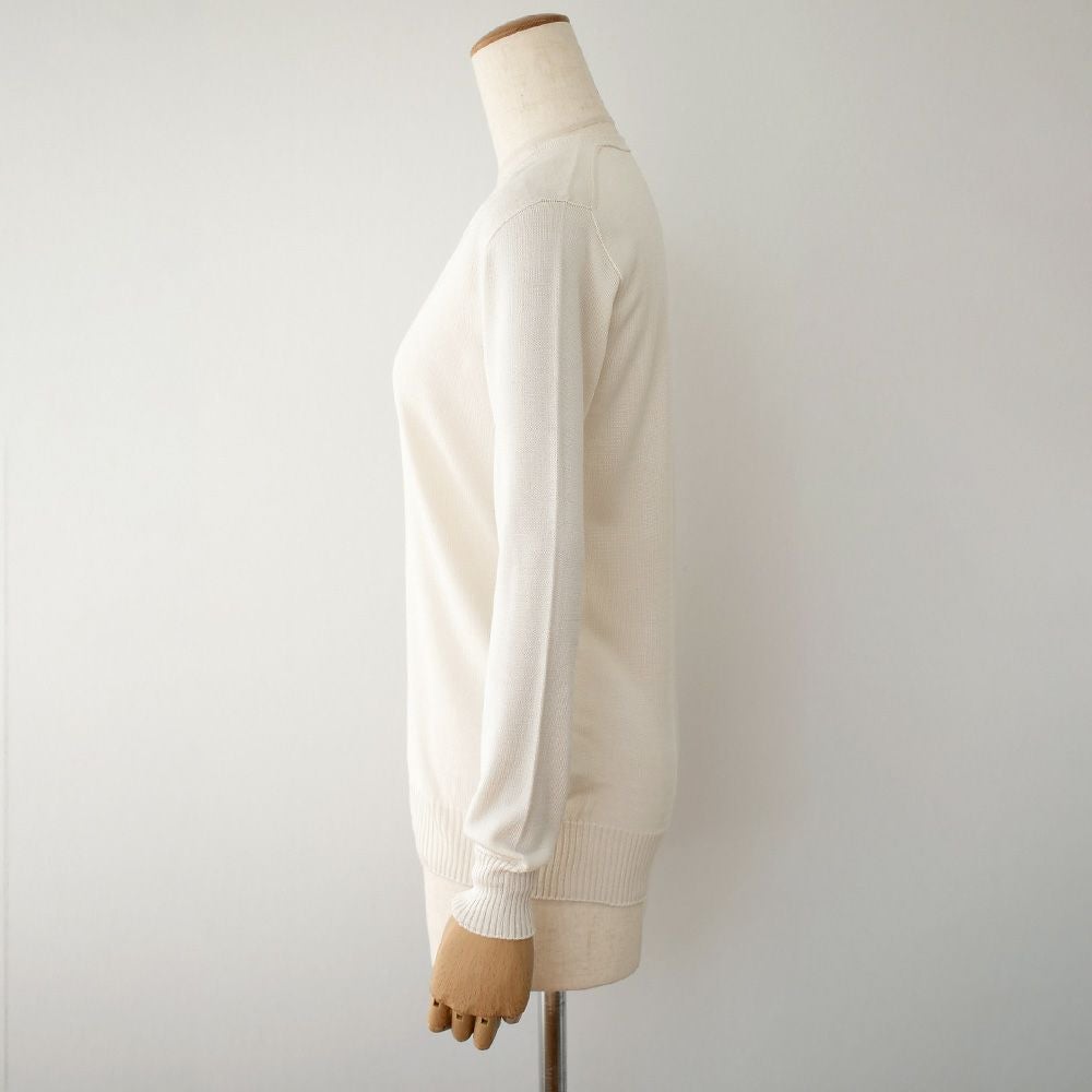 シルク100％ Vネックプルオーバー 日本製 レディース