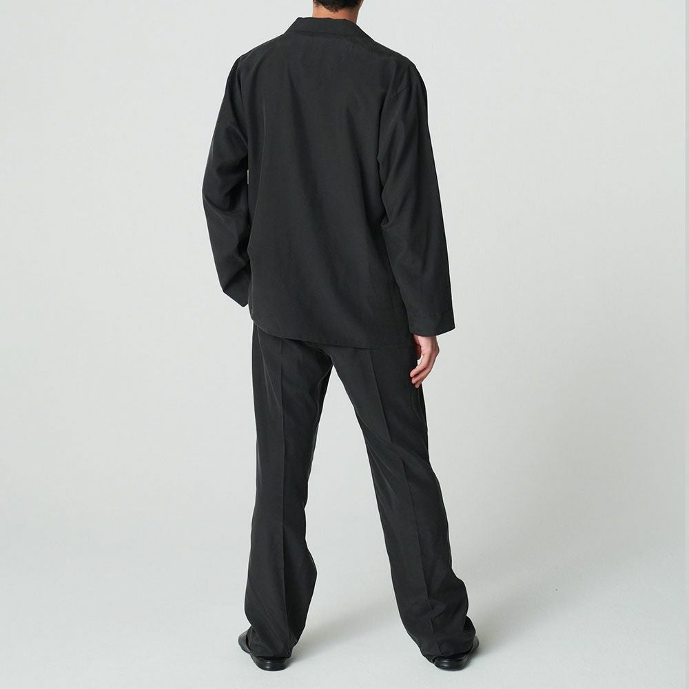 シルク100％ 前開きシャツ 日本製