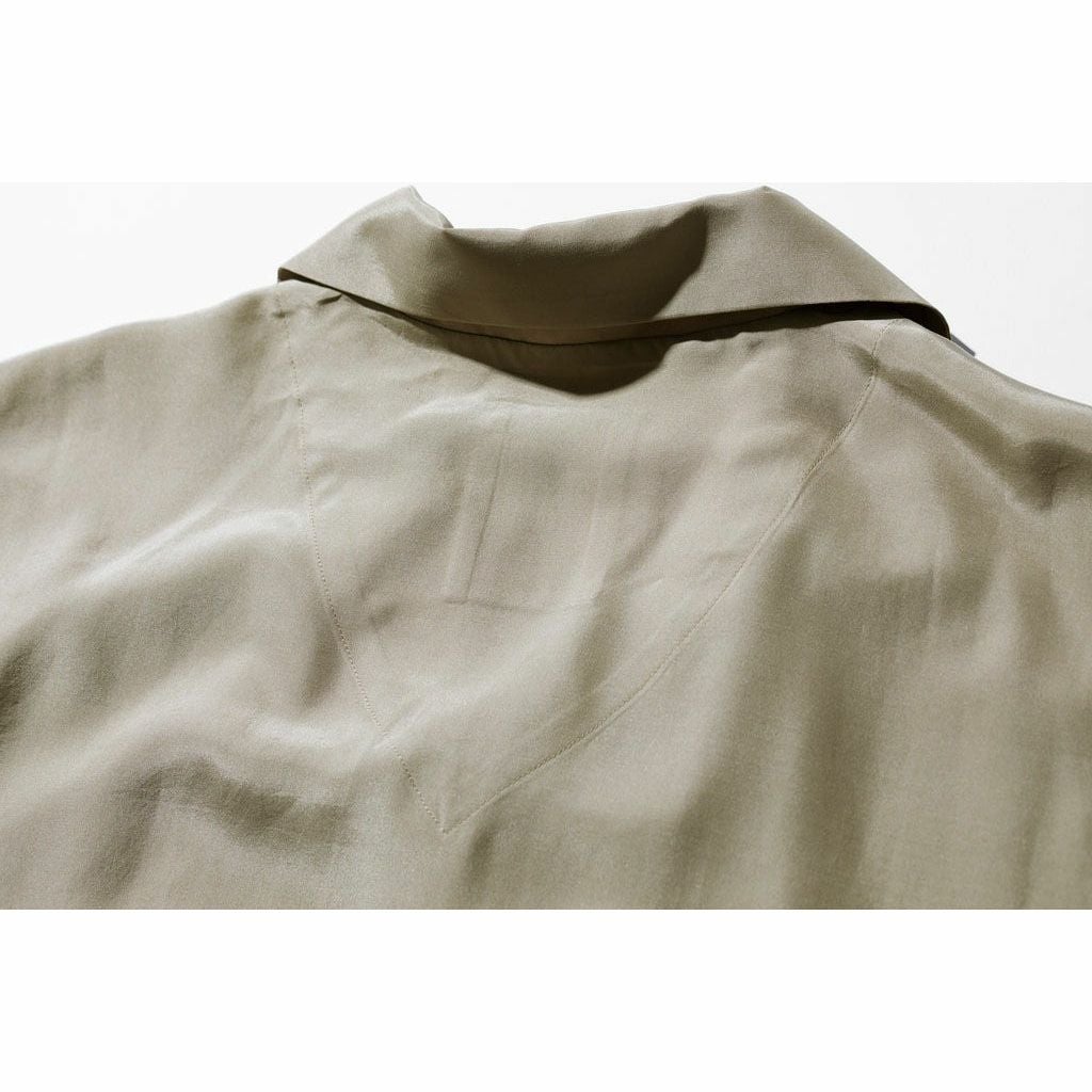 シルク100％ 前開きシャツ 日本製