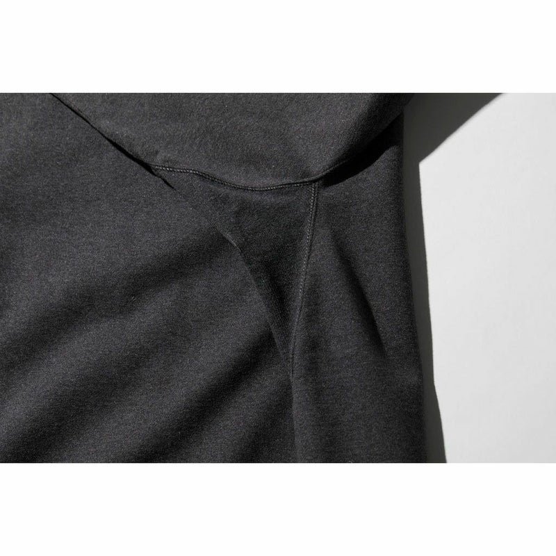 肌側シルク100％起毛 クルーネック スウェットシャツ