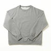 肌側シルク100％起毛 クルーネック スウェットシャツ