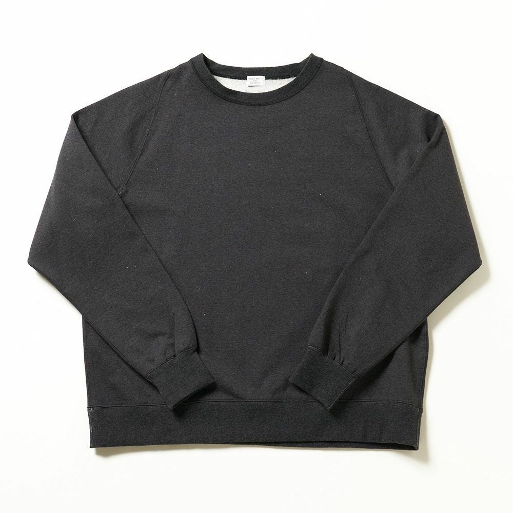 肌側シルク100％起毛 クルーネック スウェットシャツ