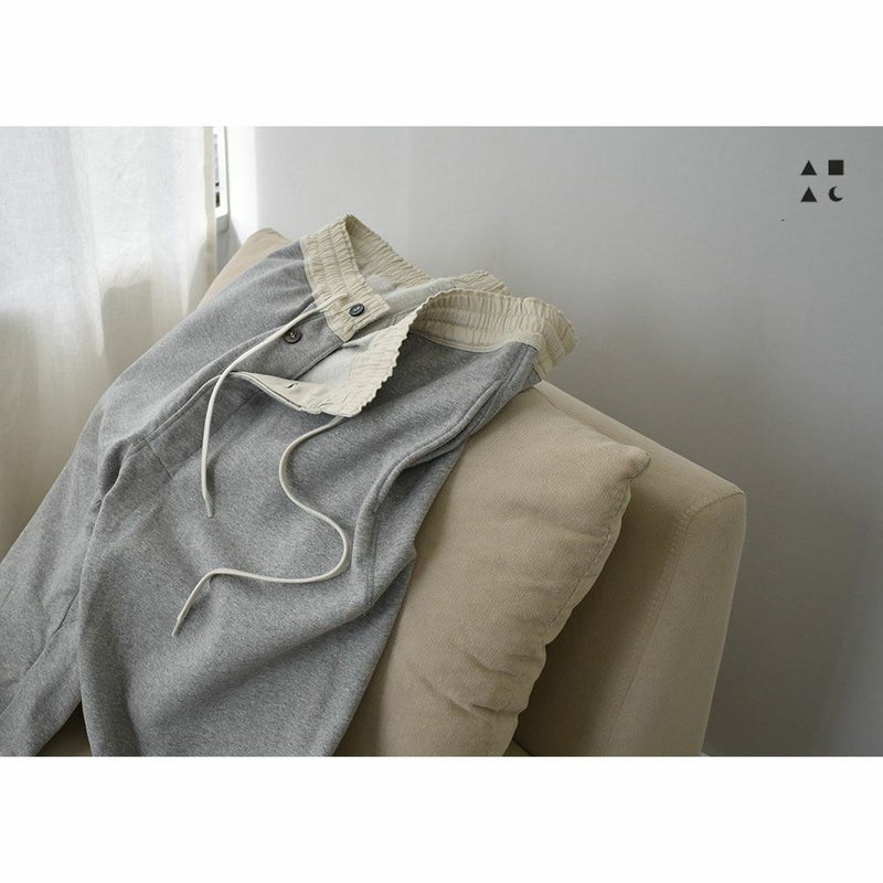 肌側シルク100％起毛 スウェットパンツ