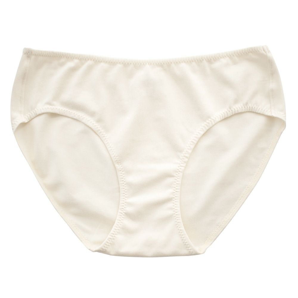 マチ裏シルク オーガニックコットン スタンダードショーツ 日本製 レディース