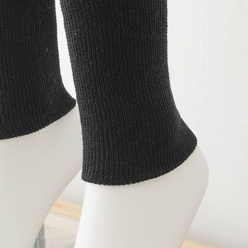 シルク レッグウォーマー 日本製 40cm ロング フィットタイプ 肌側シルク 表側オーガニックコットンの二重構造 男女兼用