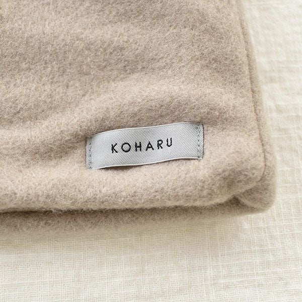 シルク100％ ふわふわ加工 フリース ネックウォーマー 日本製