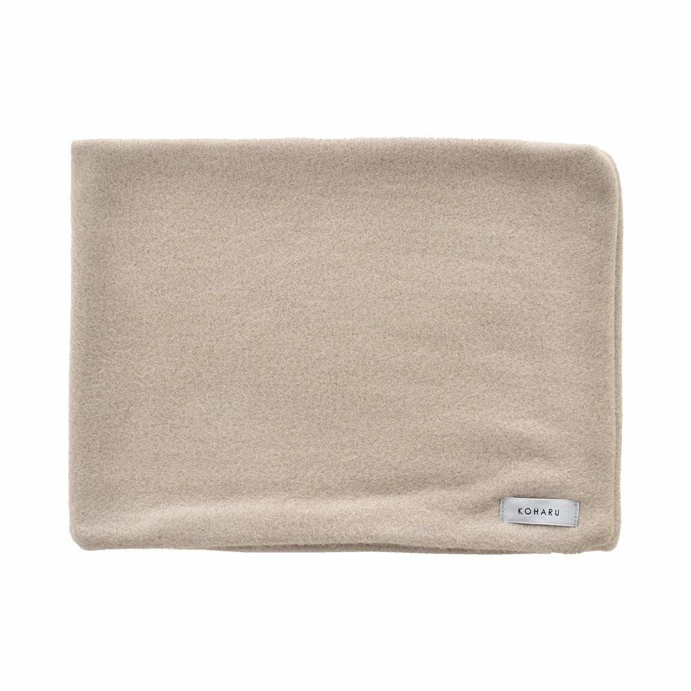 シルク100％ ふわふわ加工 フリース ネックウォーマー 日本製