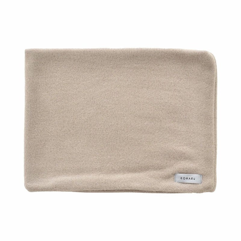 シルク100％ ふわふわ加工 フリース ネックウォーマー 日本製