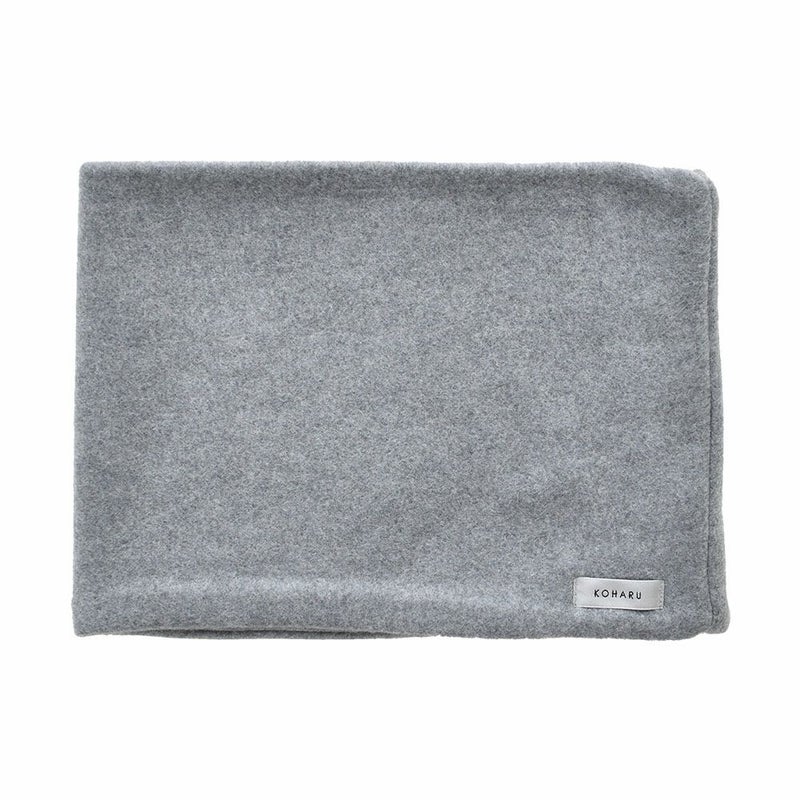 シルク100％ ふわふわ加工 フリース ネックウォーマー 日本製