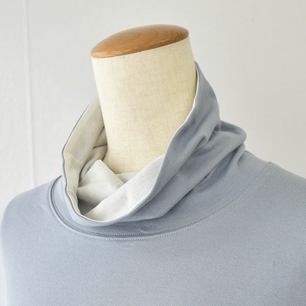  オーガニックコットン ハイネック オーバーワンピース 日本製