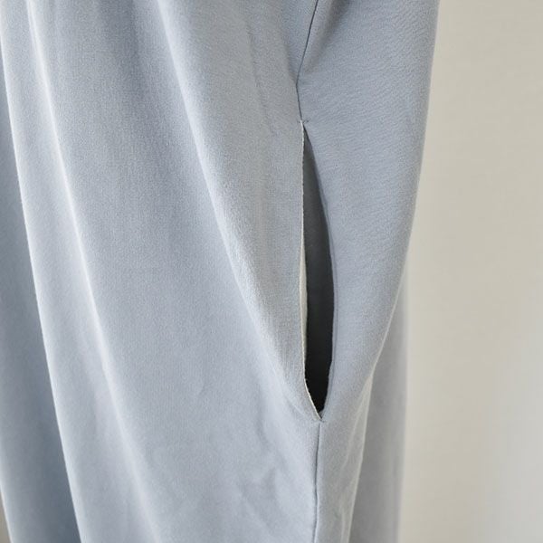  オーガニックコットン ハイネック オーバーワンピース 日本製