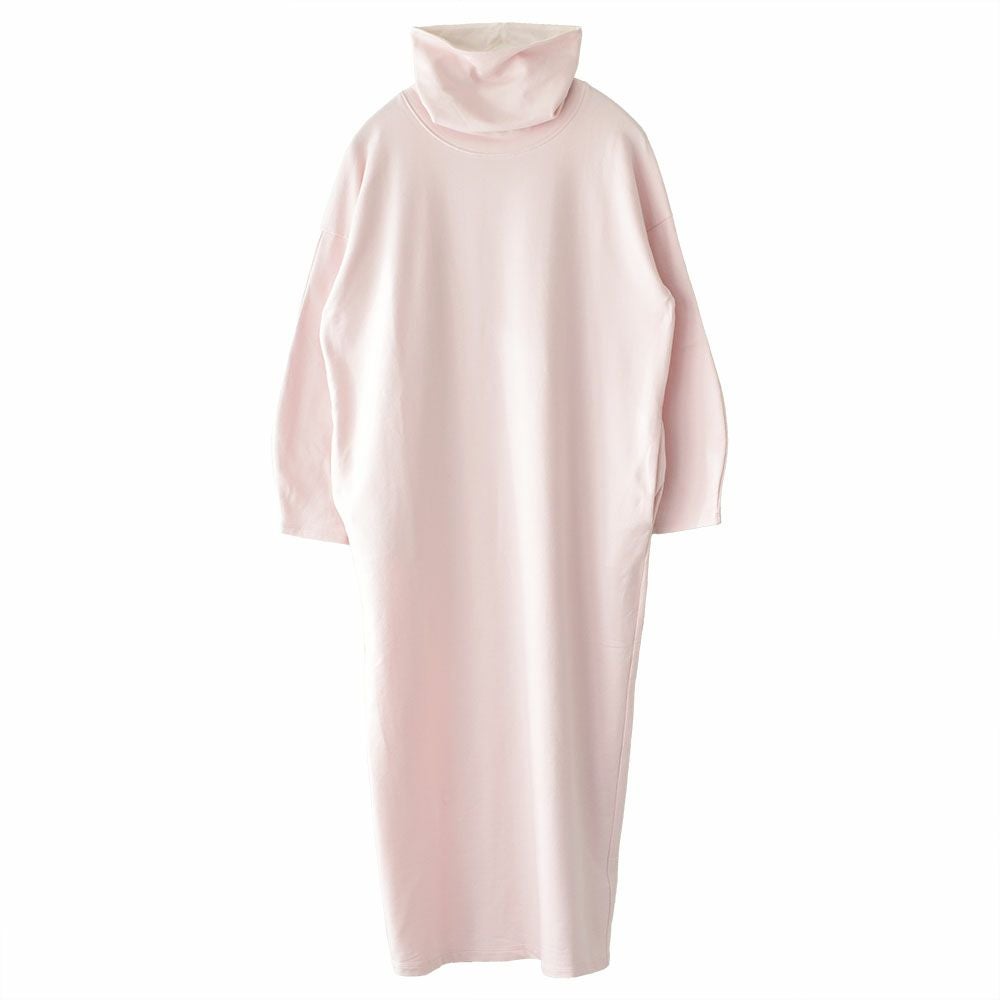  オーガニックコットン ハイネック オーバーワンピース 日本製