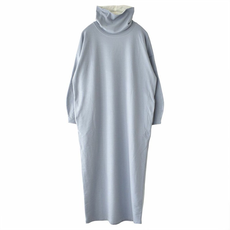  オーガニックコットン ハイネック オーバーワンピース 日本製