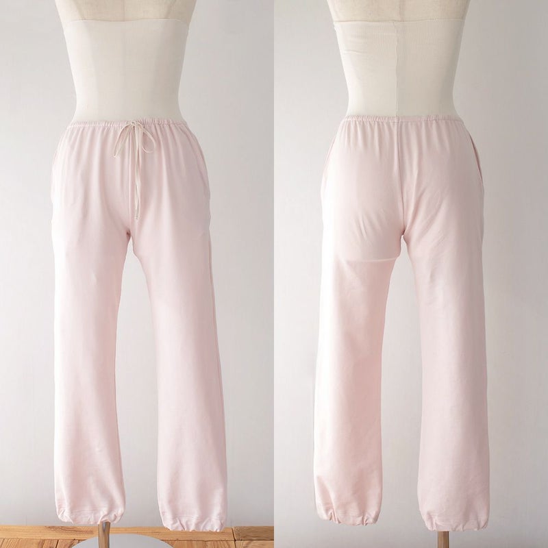 オーガニックコットン パジャマ 上下セット 日本製 トップスとシルク腹巻付きパンツ