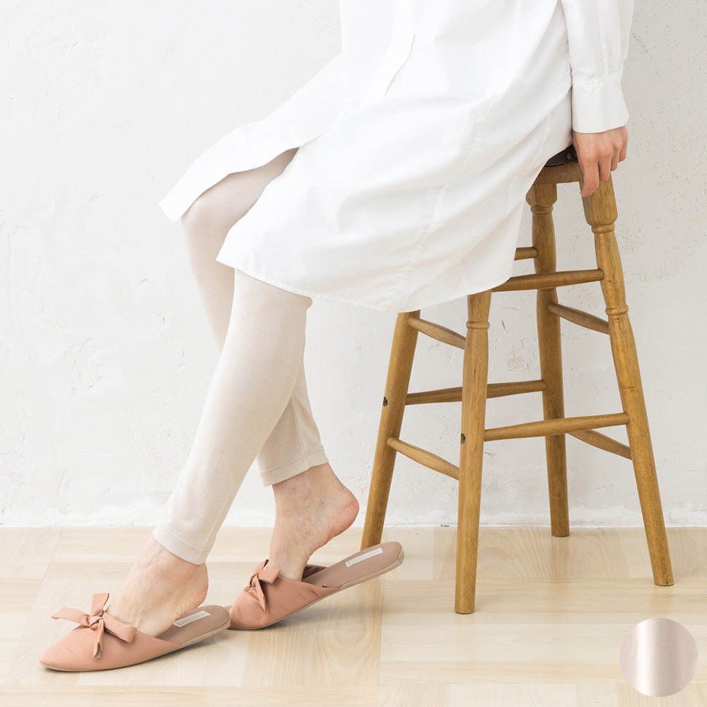 シルク100％ レギンス 日本製【ふわ肌シルク】