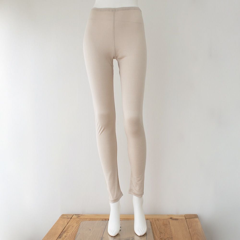 シルク100％ レギンス 日本製【ふわ肌シルク】