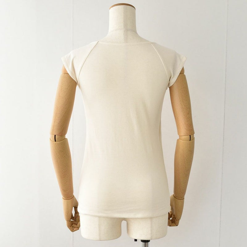 肌側シルク 外側コットン カップ付き パジャマインナー 日本製