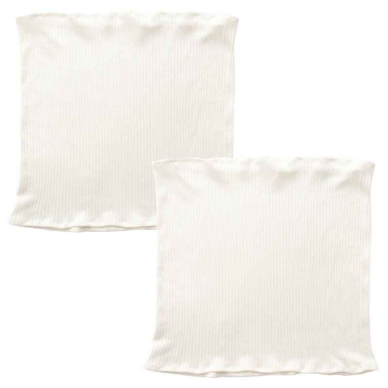 お得な2枚セット】シルク100％ ブラカバー 日本製 25cm ショート丈 ブラ下インナー