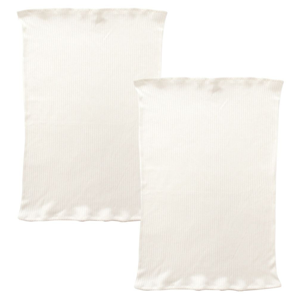 【お得な2枚セット】シルク100％ ブラカバー 日本製 38cm ロング丈 ブラ下インナー