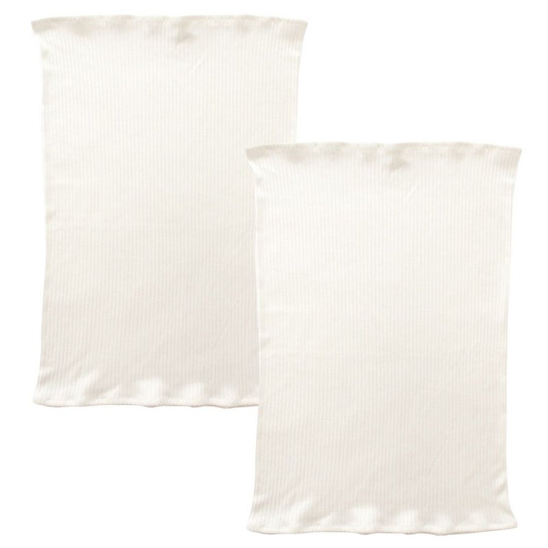 【お得な2枚セット】シルク100％ ブラカバー 日本製 38cm ロング丈 ブラ下インナー