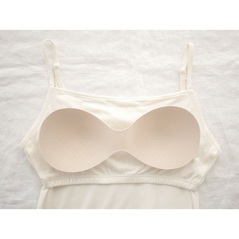 シルク100％ カップ付き キャミソール 日本製 しっかりタイプ 【ふわ肌シルク】