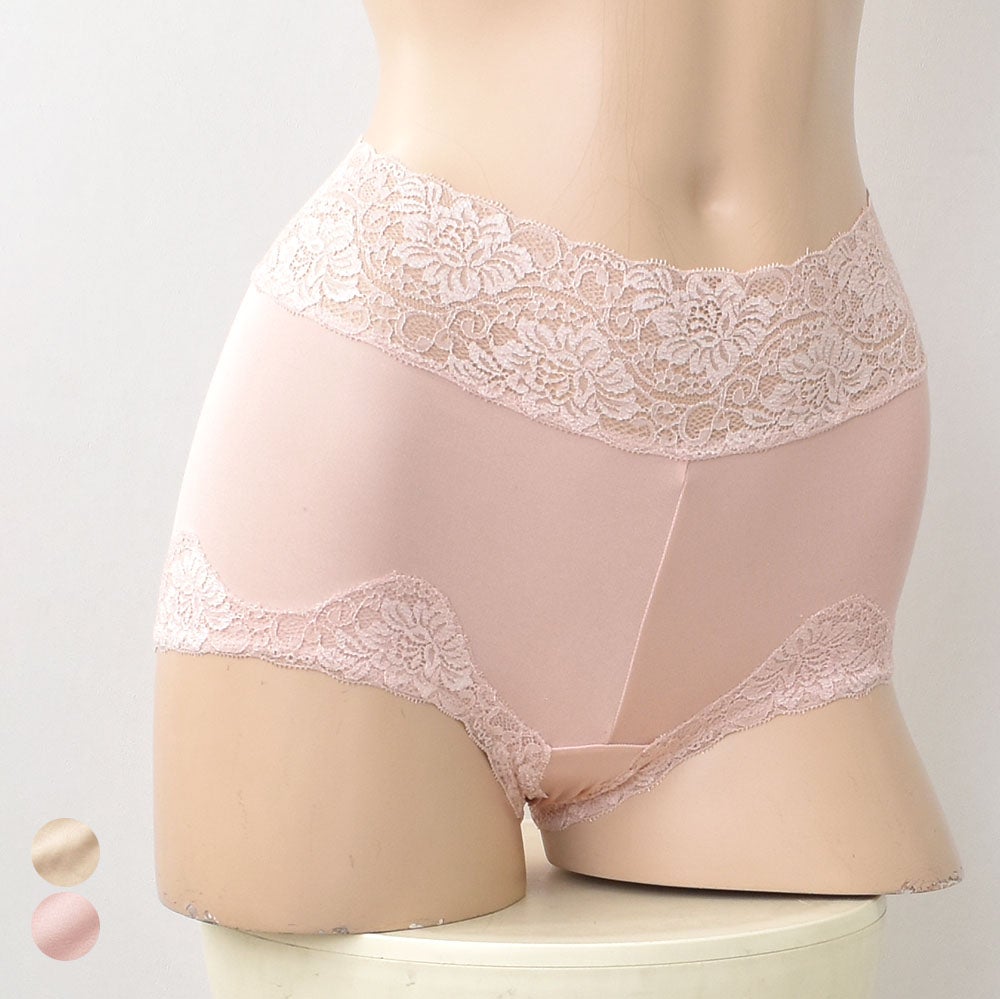  シルクショーツ ゆったり深履き ボックスタイプ 日本製