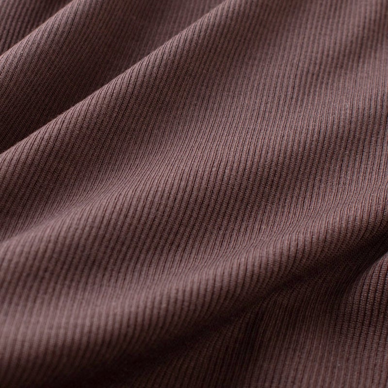 シルク100% テレコ フレンチ袖 インナー 日本製 Uネック ウォッシャブル加工