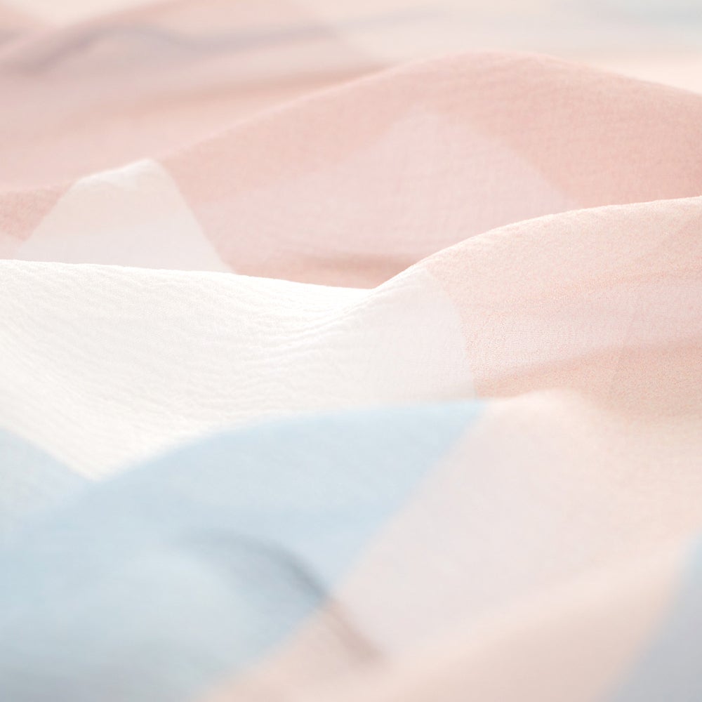 シルク100% シフォン プチスカーフ 70cm