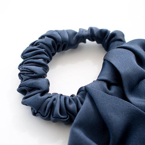 シルク100% サテン リボンシュシュ