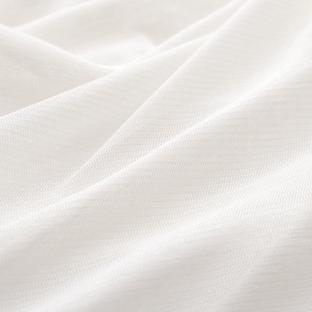 シルク100% メッシュ ドレープボレロ