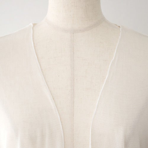 シルク100% メッシュ ドレープボレロ