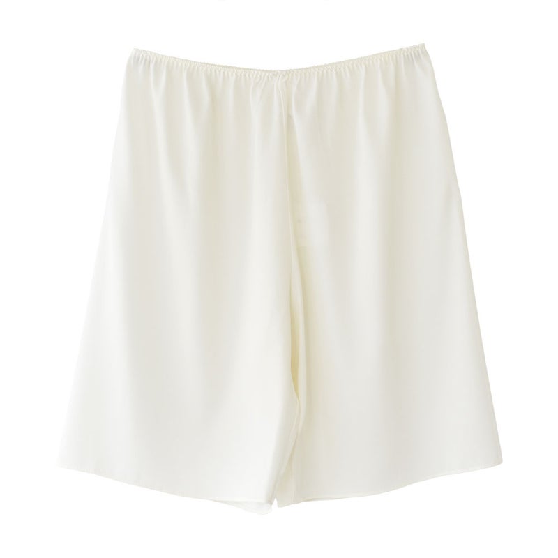 シルクサテン裏使い ペチコート 膝上ショート丈 日本製 19匁