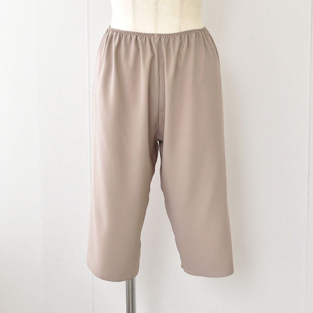 シルクサテン裏使い ペチコート 膝下ロング丈 日本製 19匁