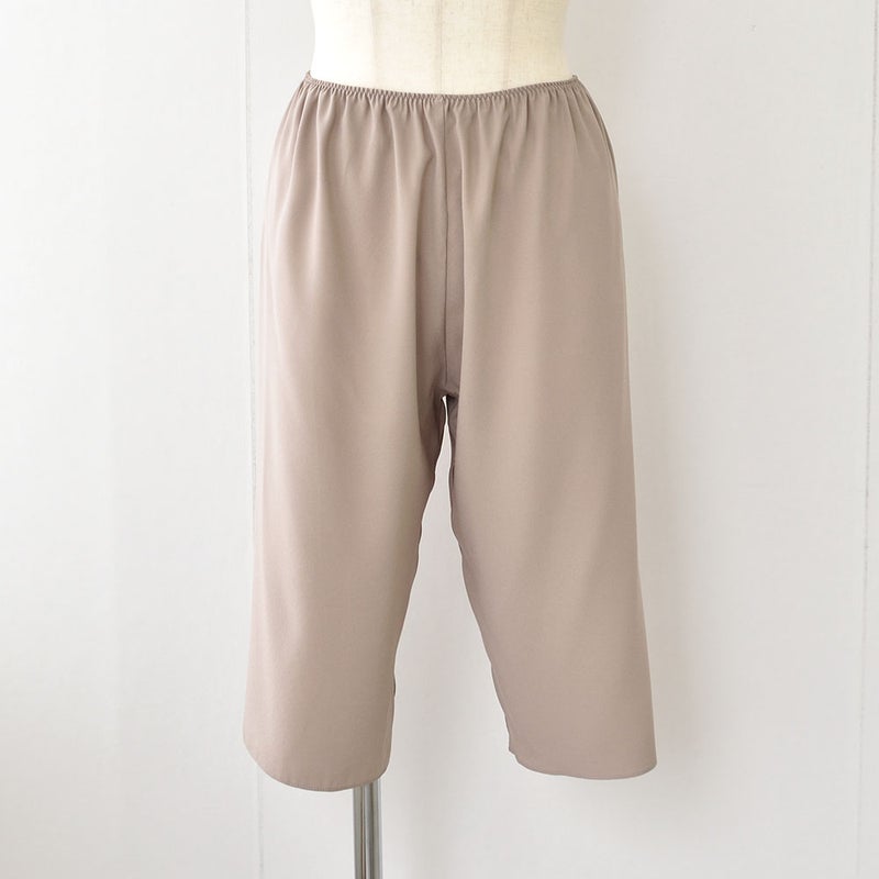 シルクサテン裏使い ペチコート 膝下ロング丈 日本製 19匁