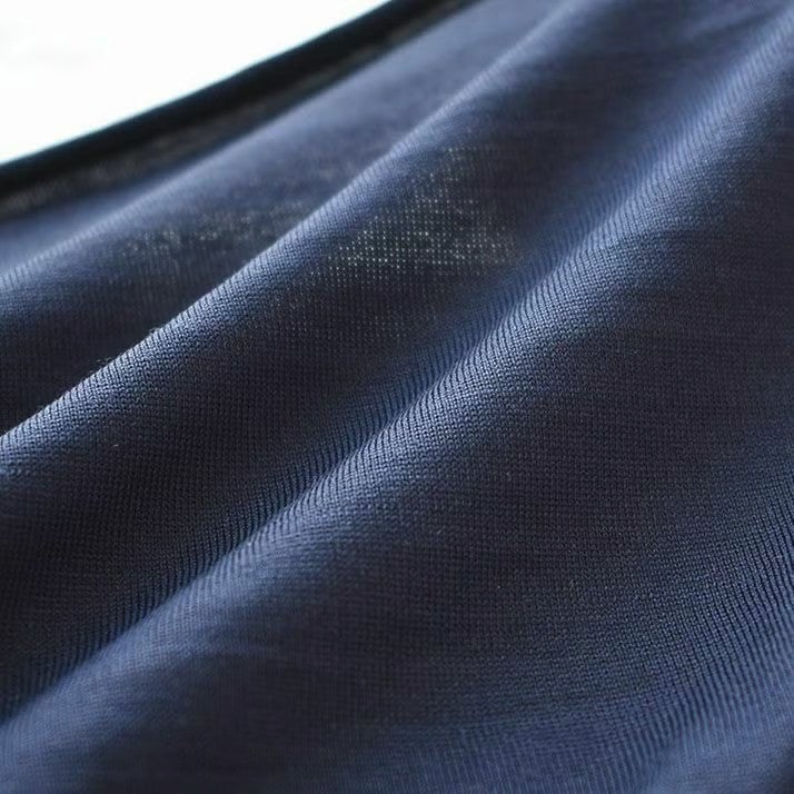 シルク100% ジャージー フレンチ袖トップス 日本製