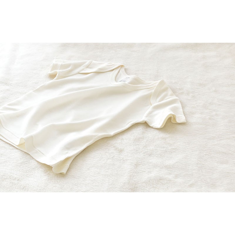 シルク100％ 半袖 ベビー キッズ肌着