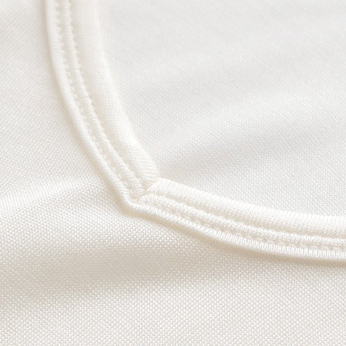 シルク100％ 汗取りインナー 日本製 Vネック 【ふわ肌シルク】