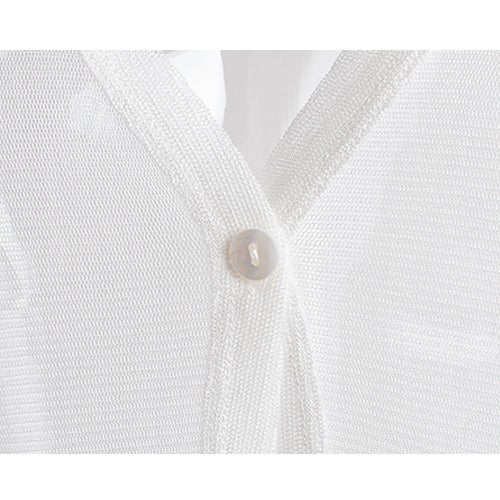 シルク100% メッシュ カーディガン