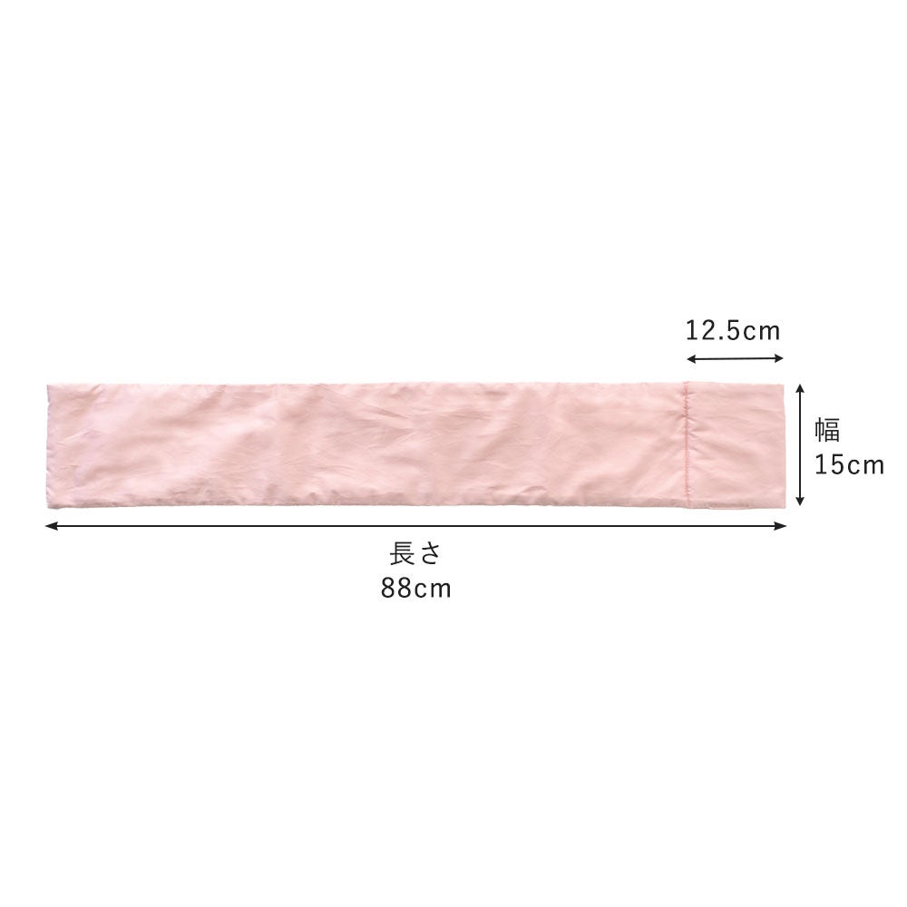 シルク100％まわた入り マフラー 表生地コットン