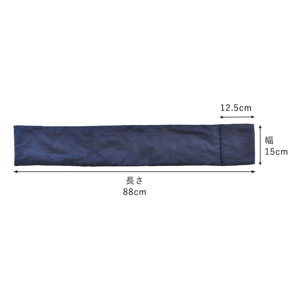 シルク100％まわた入り マフラー 表生地コットンシルク